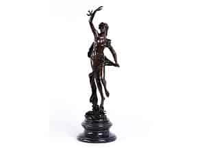 Detailabbildung:  Allegorische Bronzefigur „Frühling“