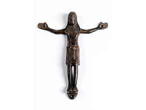 Detail images:  † Romanisches Bronzekruzifix