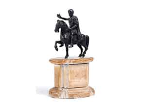Detailabbildung:  Reiterstatuette des Marc Aurel - nach dem Reiterstandbild auf dem Kapitolsplatz in Rom