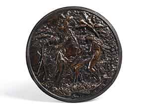 Detail images:  Relieftondo in Bronze