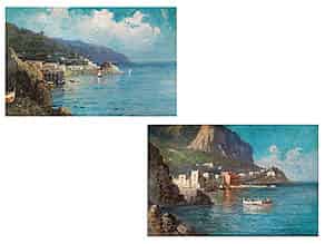 Detail images:  A. Colombo, italienischer Maler des beginnenden 20. Jahrhunderts