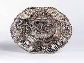 Detailabbildung:  Silberkorb im Louis XVI-Stil