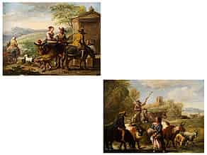 Detailabbildung:  In Italien wirkender flämischer Maler des 18. Jahrhunderts