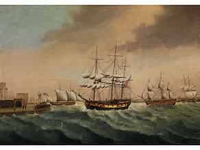 Detailabbildung:  Marinemaler des 19. Jahrhunderts