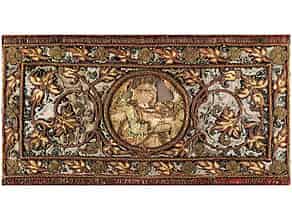 Detail images:  Besticktes, spätmittelalterliches Tuch