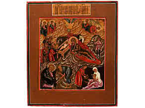 Detail images:  Ikone: Die Geburt Christi