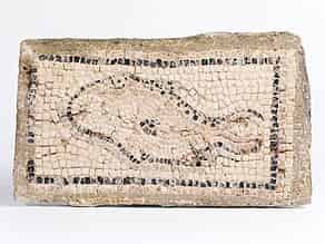 Detailabbildung:  Mosaikdarstellung eines Fisches