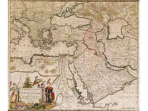Detailabbildung:  Landkarte des türkisch-osmanischen Reiches