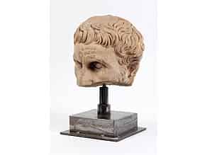 Detailabbildung:  Kopf eines römischen Kaisers oder Senators
