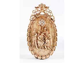 Detail images:  Elfenbeinrelief mit Darstellung der Verspottung und Dornenkrönung Christi
