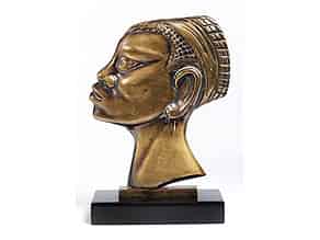 Detailabbildung:  Kopf einer Afrikanerin