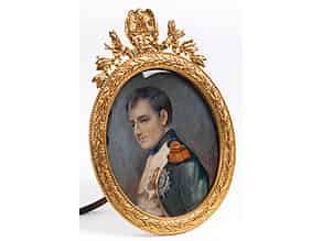 Detail images:  Miniaturportrait Kaiser Napoleons