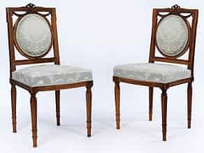 Detail images:  Paar Stühle im Louis XVI-Stil