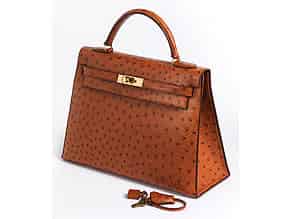 Detailabbildung:  Hermès-Damentasche, sog. Kelly-Bag