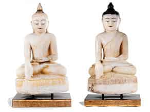 Detail images:  Paar burmesische Buddhas