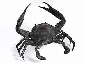 Detailabbildung:  Bronzeabguss einer Krabbe