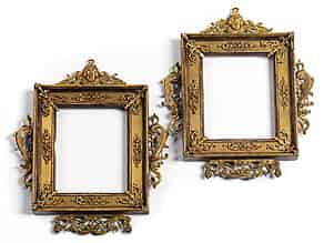 Detail images:  Paar kleine, italienische Rahmen mit Renaissance-Dekor