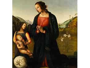 Detailabbildung:  Maler des 19. Jahrhunderts nach Perugino, 1450 - 1523