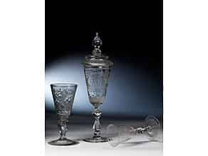 Detailabbildung:  Sammlung von drei barocken Gläsern