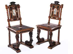 Detailabbildung:  Paar Stühle