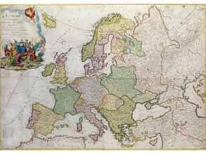 Detailabbildung:  Europa-Landkarte