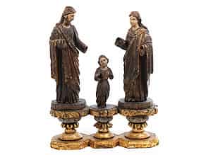 Detail images:  Schnitzfigurengruppe „Heilige Familie“