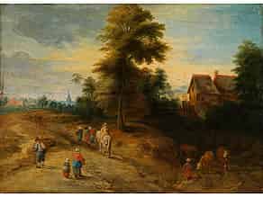 Detailabbildung:  Niederländischer Maler des 17. Jahrhunderts im Umkreis/ Nachfolge von Jan Brueghel