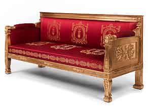 Detail images:  Imposantes Empire-Sofa, F.-H.-G. Jacob-Desmalter, 1770 - 1841, zug. 