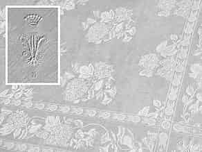 Detail images:  Tafeltuch mit freiherrlichem Monogramm „W“