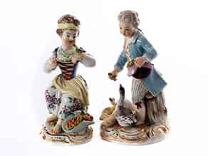 Detail images:  Zwei Meissener Figurinen