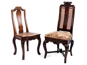 Detailabbildung:  Zwei Barock-Stühle