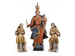 Detail images:  Drei religiöse Figuren