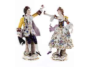 Detail images:  Porzellanfigurenpaar