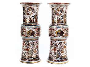 Detail images:  Paar chinesische Porzellanvasen