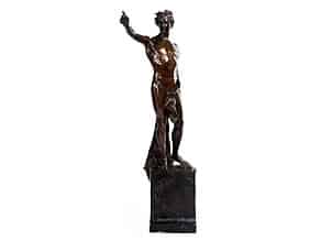 Detail images:  † Bronzefigur „Der Sieger“