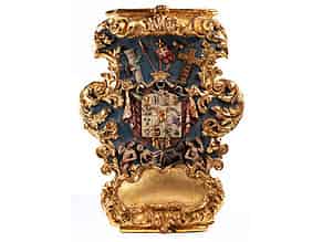 Detailabbildung:  Barocke Wappenkartusche