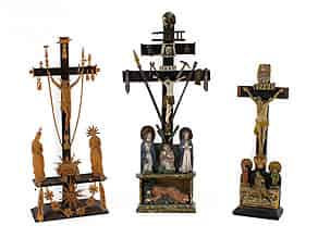 Detail images:  Konvolut von drei Kruzifixen