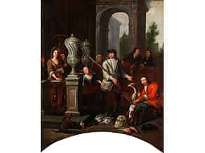 Detailabbildung:  Maler des 18. Jahrhunderts in Art von Jan Josef Horemans d.J., 1714 - 1790