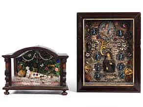 Detail images:  Zwei Klosterarbeiten