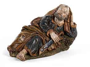 Detail images:  Terrakottafigur eines schlafenden Petrus