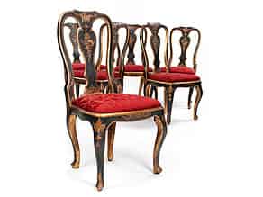 Detail images:  Satz von sechs Rokoko-Stühlen