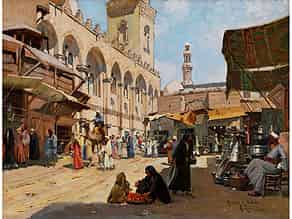Detailabbildung:  Alberto Rossi, 1858 – 1936 Italienischer Orientmaler
