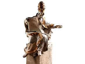 Detailabbildung:  Skulptur des Heiligen Gregor I