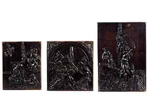 Detailabbildung:   Drei barocke Relieftafeln