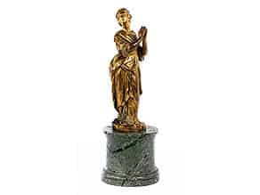 Detail images:   Vergoldete Bronzefigur der Allegorie der Hoffnung 