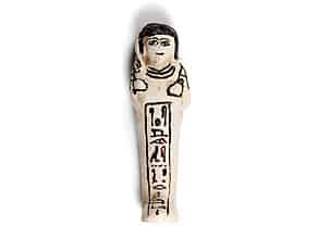 Detailabbildung:   Ägyptische Fayence-Uschebti-Figur