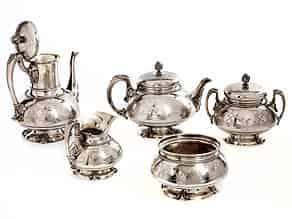 Detail images:   Silbernes Kaffee- und Teeservice von Tiffany
