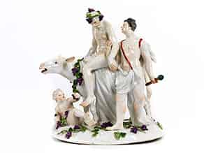 Detail images:   Seltene Meissener Porzellanfigurengruppe