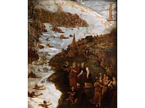 Detailabbildung:   Maler des 17. Jahrhunderts in Art von Antonio Tempesta, 1555 – 1630