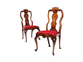 Detailabbildung:  Paar feine Barock-Stühle
